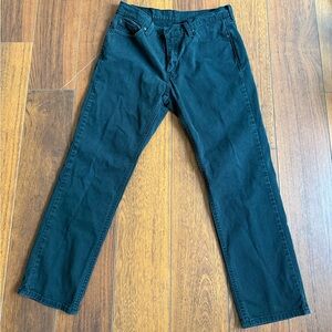 Levi's Black Straight Jeans Classic Fit